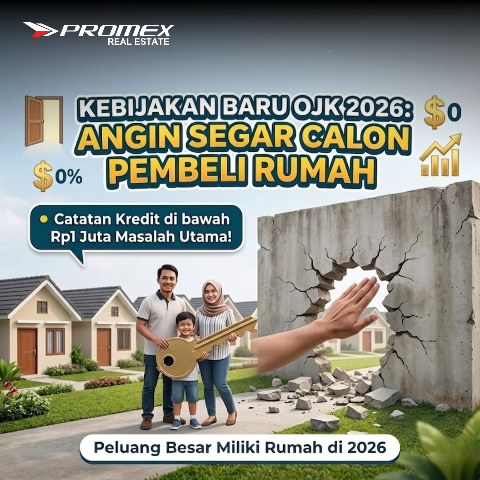 BI Checking Tidak Lagi Jadi “Penghalang Besar” KPR Subsidi
