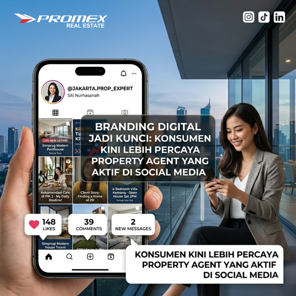 Branding Digital Jadi Kunci: Konsumen Kini Lebih Percaya Property Agent yang Aktif di Social Media