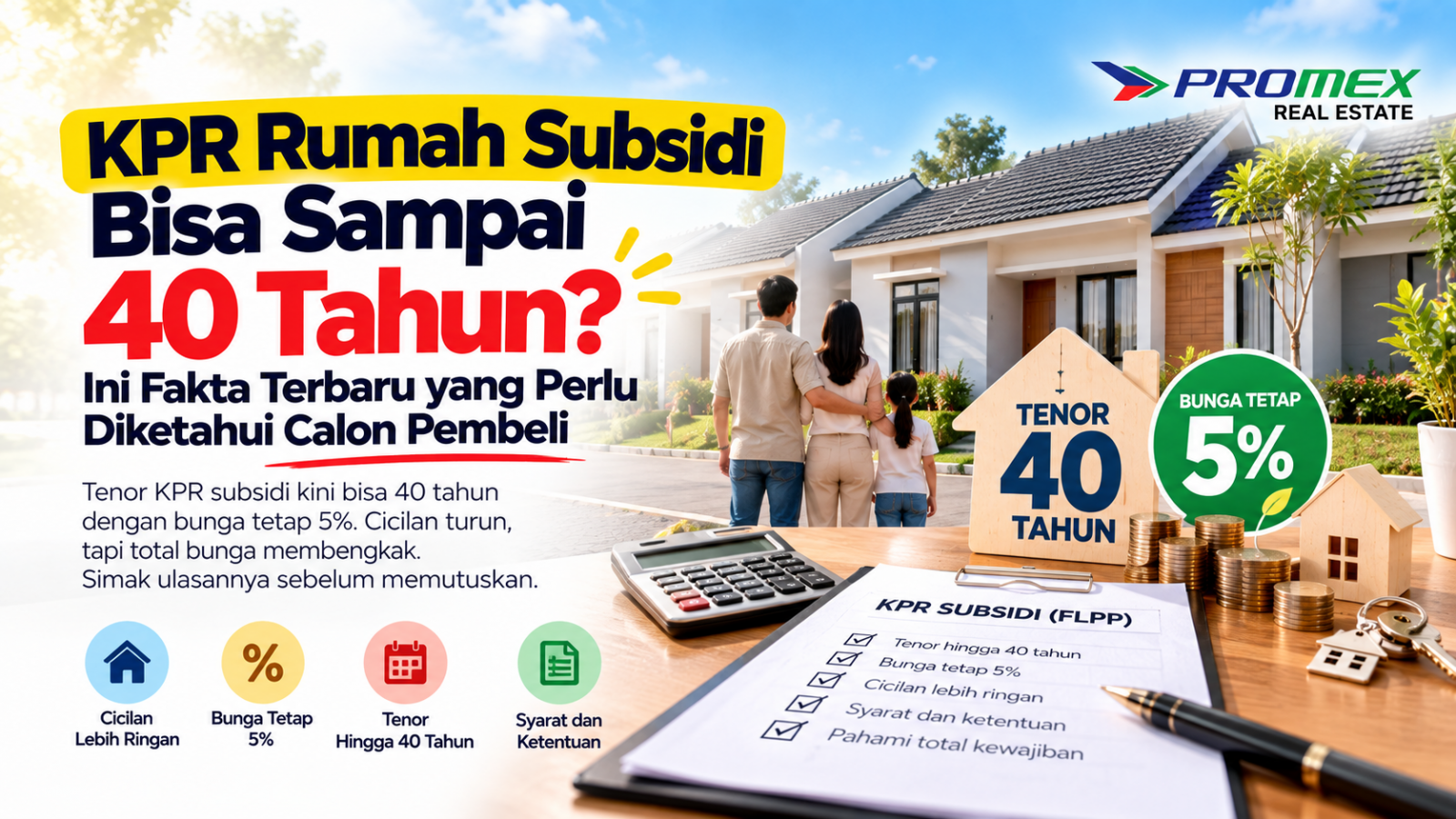 KPR Subsidi Bisa 40 Tahun?